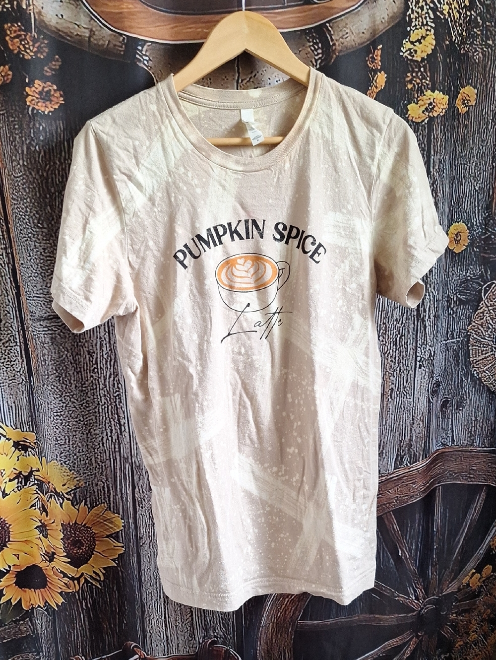 Bella Canvas Cream Pumpkin Spice Latte Short Sleeve Tee